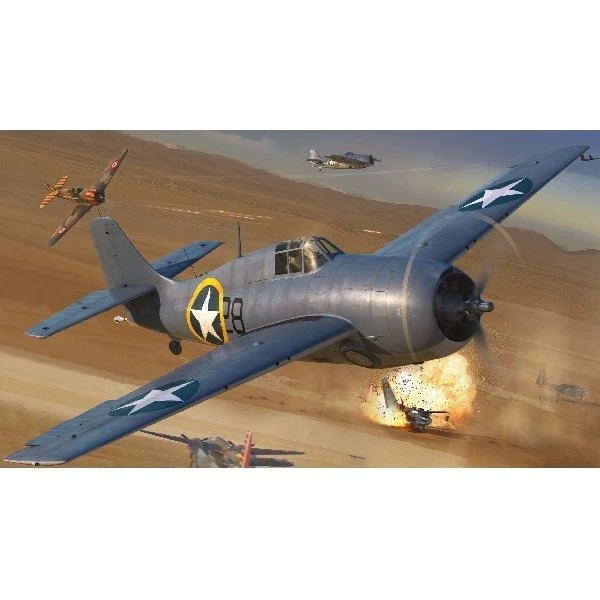 Airfix Grumman F4F-4 Wildcat 1:72 Fly-byggesæt