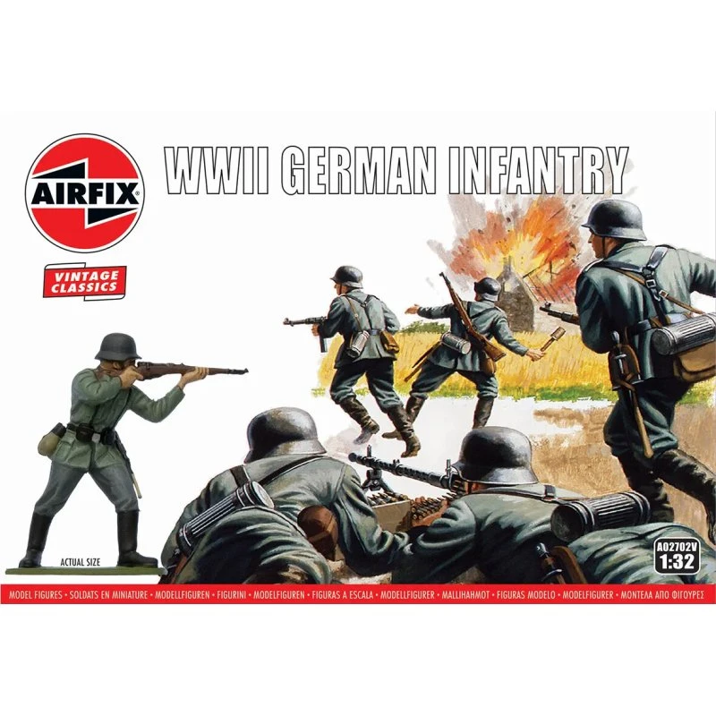 Airfix WWII German Infantry 1:32 Vintage Classics