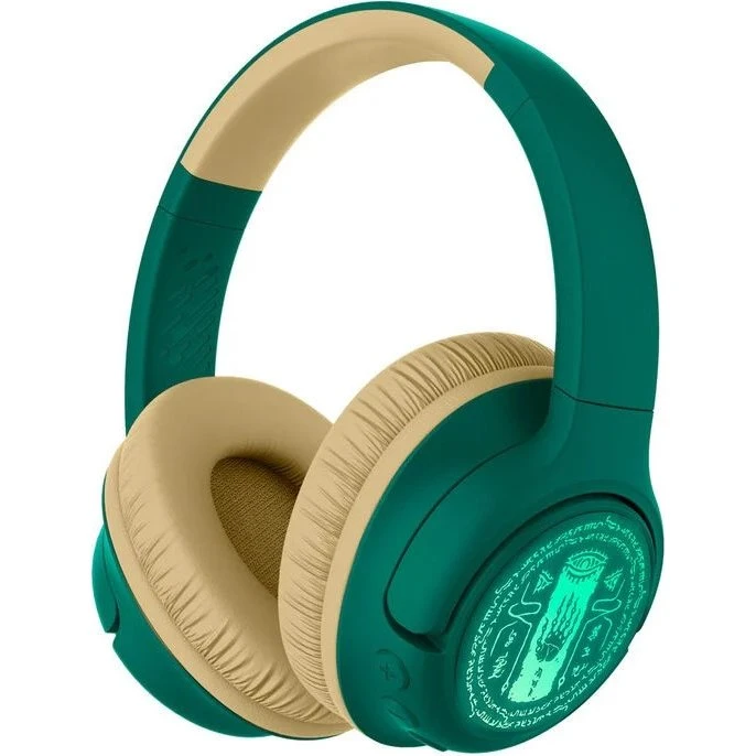 OTL Legend of Zelda Trådløse Høretelefoner med LED, Blå/Hvid, 50 timer