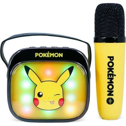 Pokémon Pikachu PopSing LED Karaokehøjttaler med Mikrofon