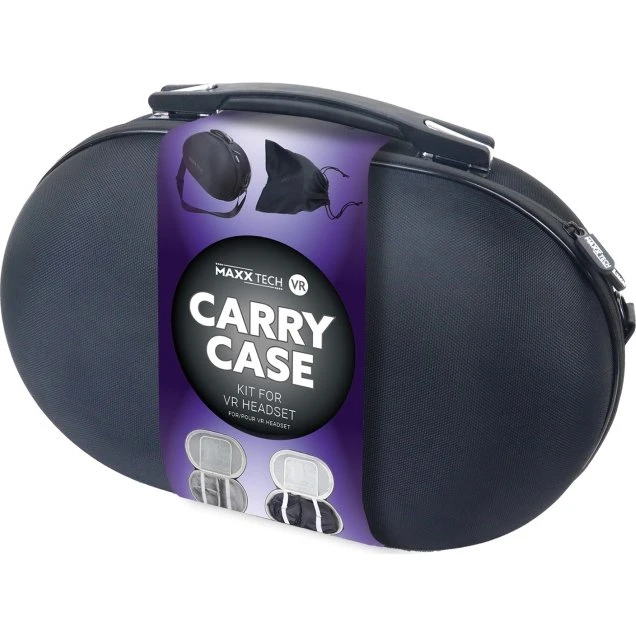 Maxx Tech VR Carry Case Kit – Universal, vandafvisende, kompatibel med PSVR2, Quest 2 & flere