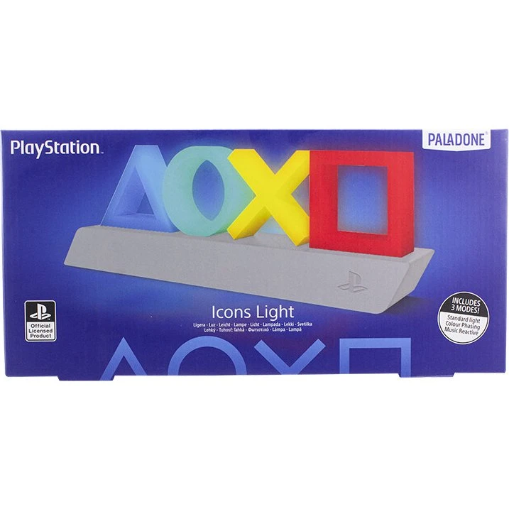 Paladone Playstation Heritage Icons Light med 3xAAA