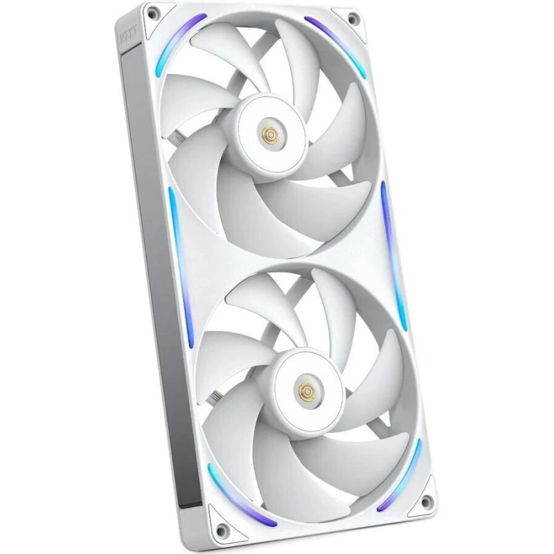 NZXT F280X 280mm Hvid RGB Køler med PWM og FDB-lejer