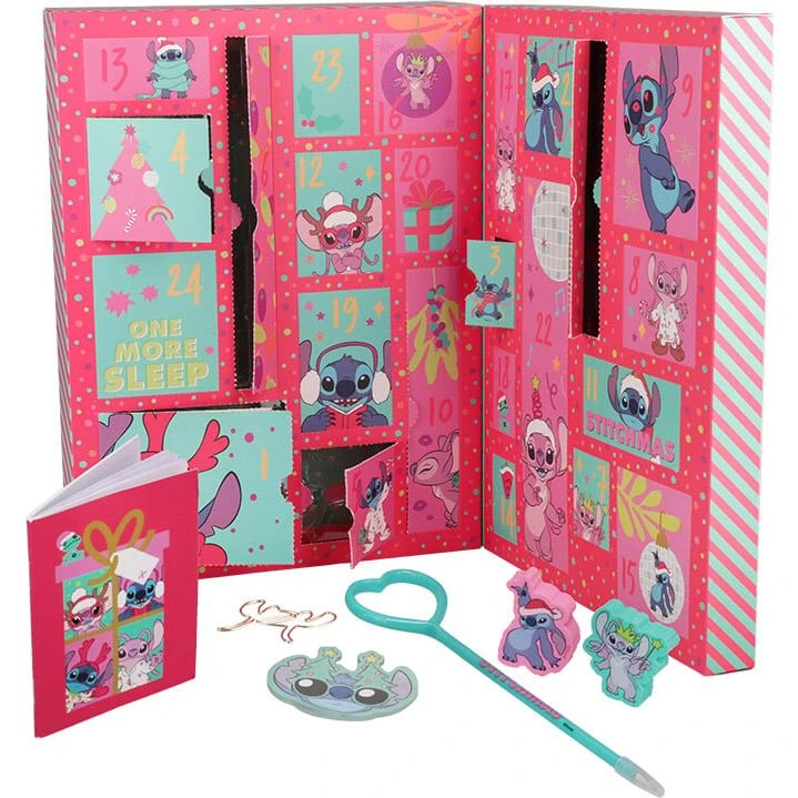 Stitch Julekalender - 24-dages papirvarer
