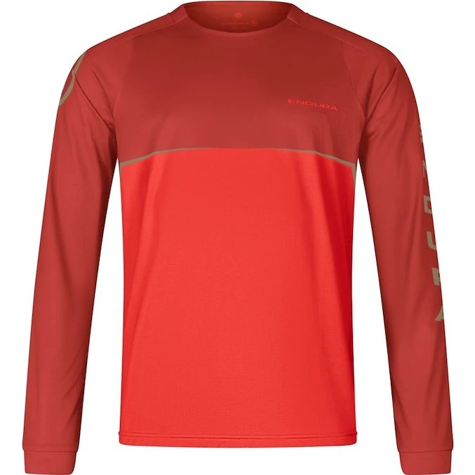 Endura CORE PRINTED TEE Rød L