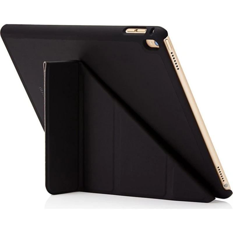 Pipetto Origami Flip Cover til iPad 9,7" (5. & 6. generation) - Sort
