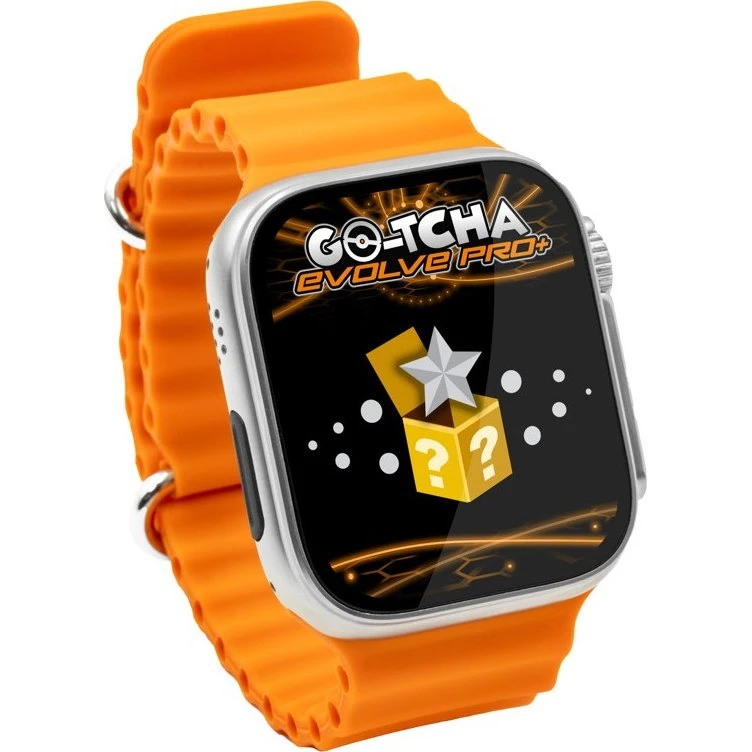 Datel Go-tcha Evolve Pro+ Smartwatch til Pokémon Go, Orange, 1,7" USB-C