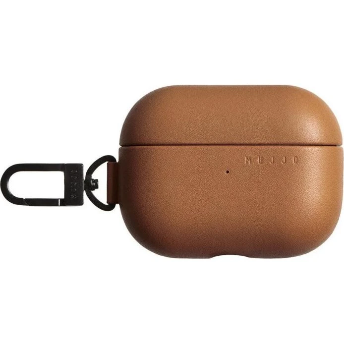 Mujjo Echelon Læderetui til AirPods Pro 2 - Tan