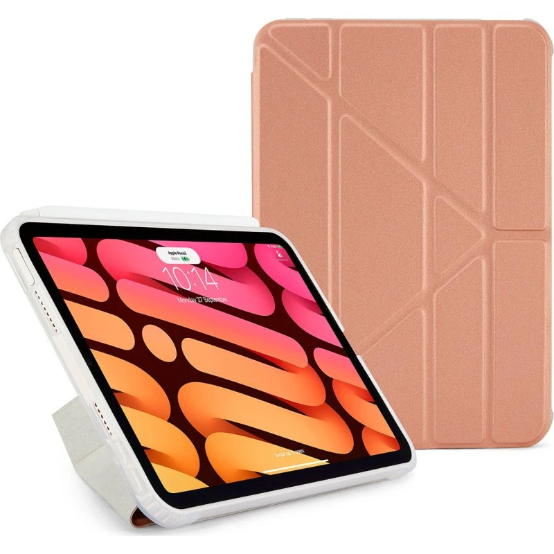 Pipetto Origami No1 Flip Cover, rosa guld til iPad mini (6. generation)