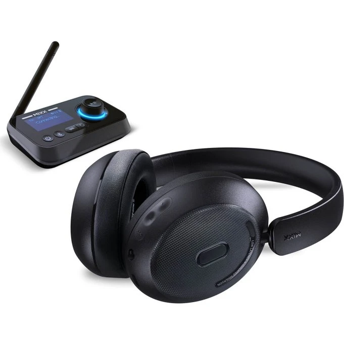 Mixx StreamQ TV-høretelefoner med StreamPort-sender