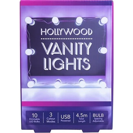 Fizz Creations Hollywood Lyskæde, 4,5 m, dæmpbar, USB