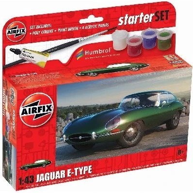 Airfix Jaguar E-Type 1:43 Byggesæt