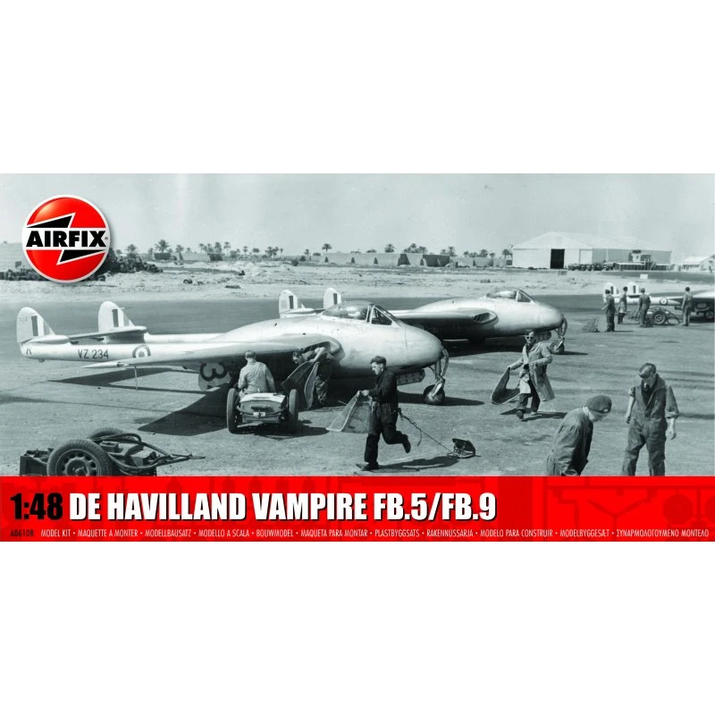 Airfix De Havilland Vampire FB.5/FB.9 1:48