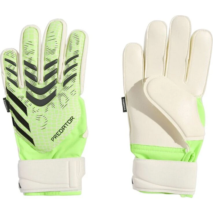 adidas Predator Match Fingersave Junior - Lucid Lemon