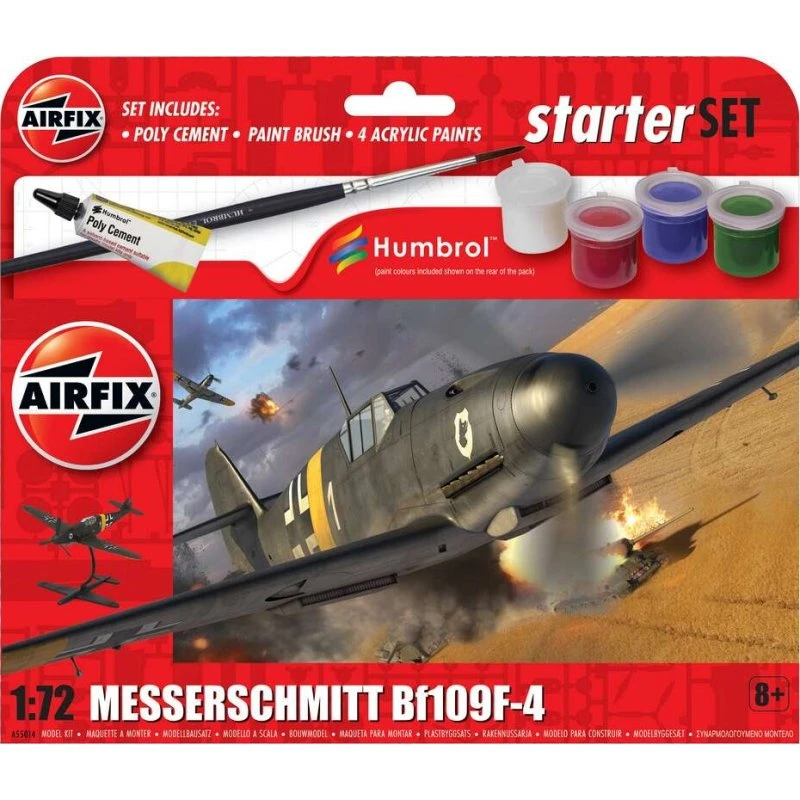 Airfix Starter Set Messerschmitt Bf109F-4 1:72