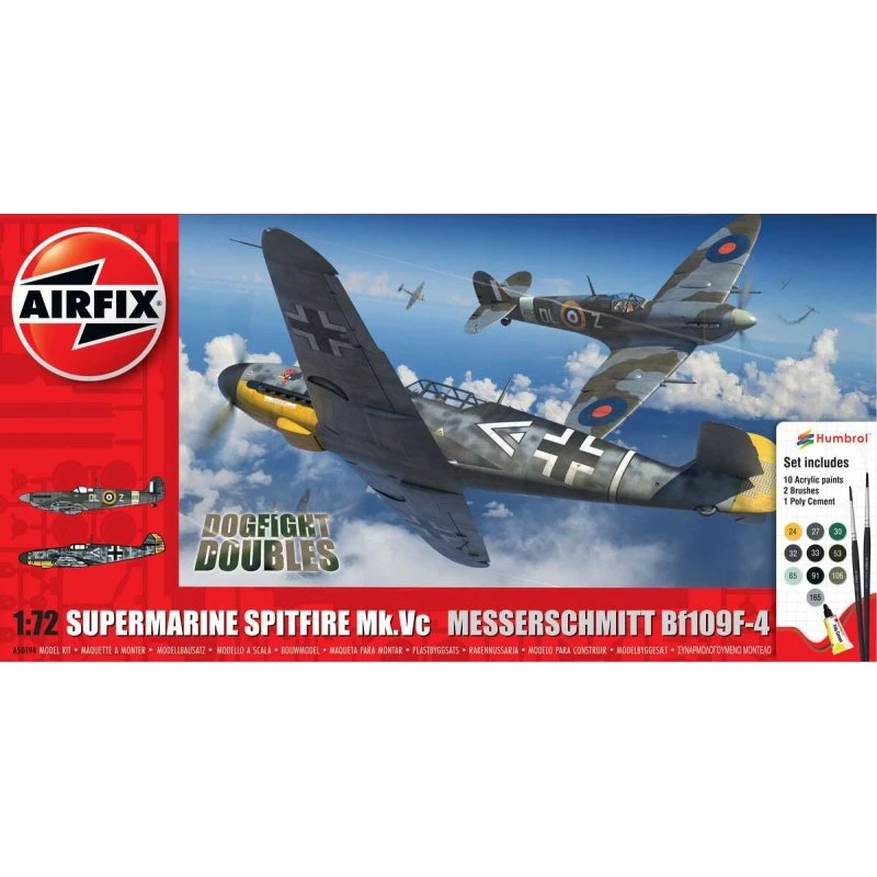 Airfix Spitfire Mk.Vc & Bf-109F-4 1:72