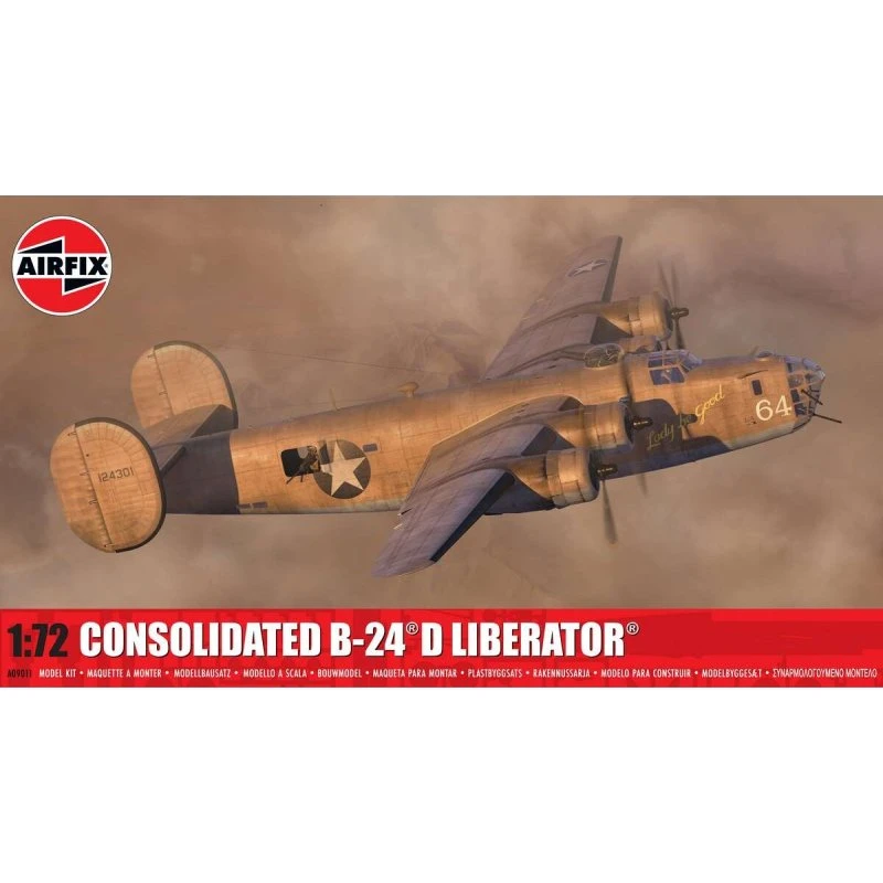 Airfix B-24D Liberator 1:72 Flybyggesæt