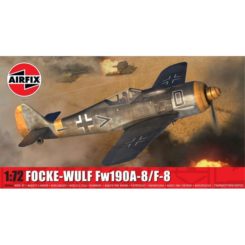Airfix Focke-Wulf Fw190A-8 1:72 Fly Byggesæt