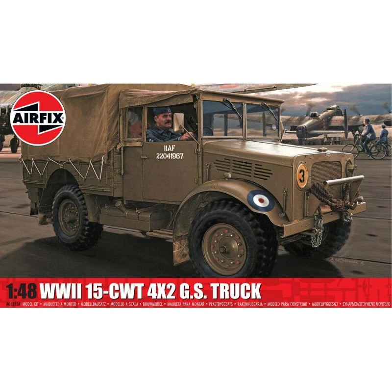 Airfix WWII RAF 15-cwt 4x2 G.S. Truck 1:48 Byggesæt