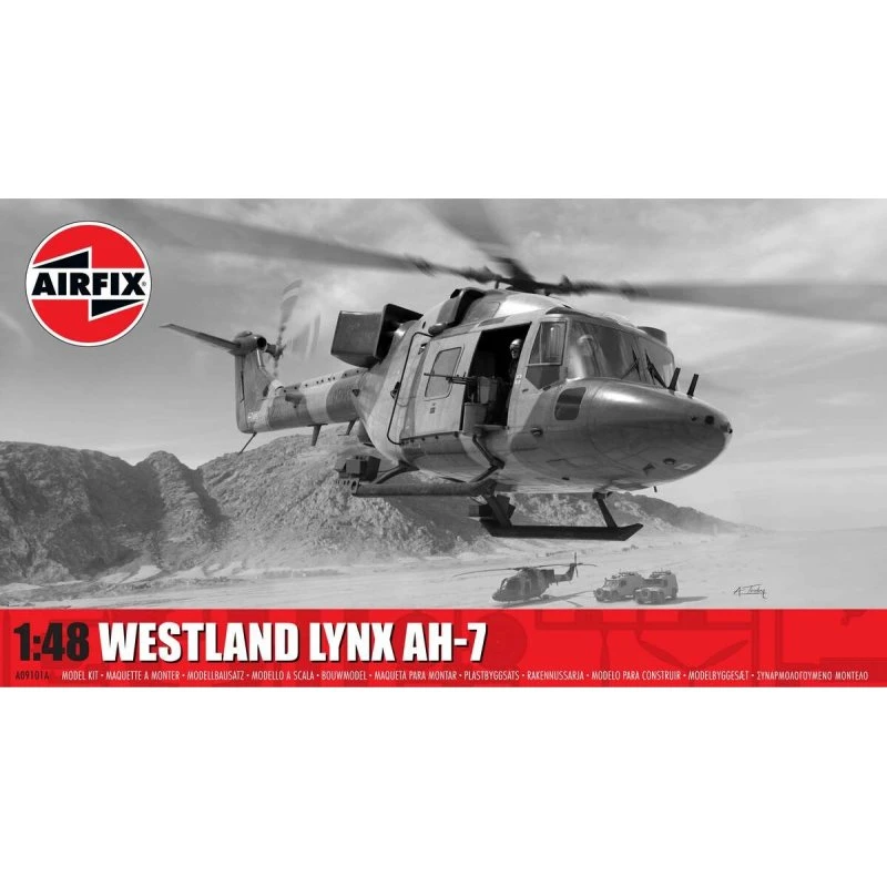 Airfix Westland Lynx AH-7 Helikopter Byggesæt 1:48
