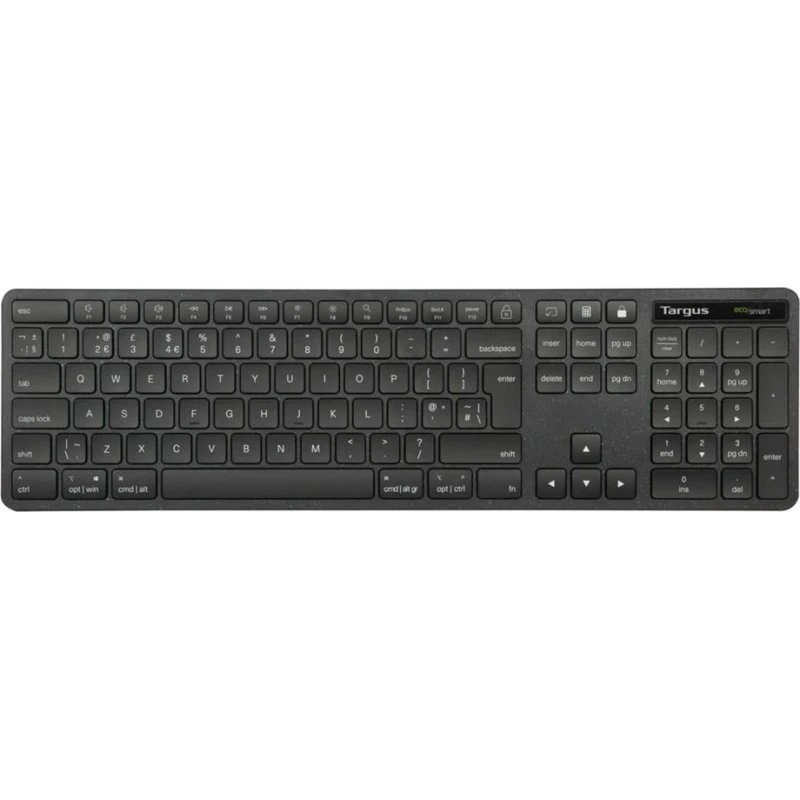 Targus EcoSmart Fullsize Tastatur, Nordisk, Sort