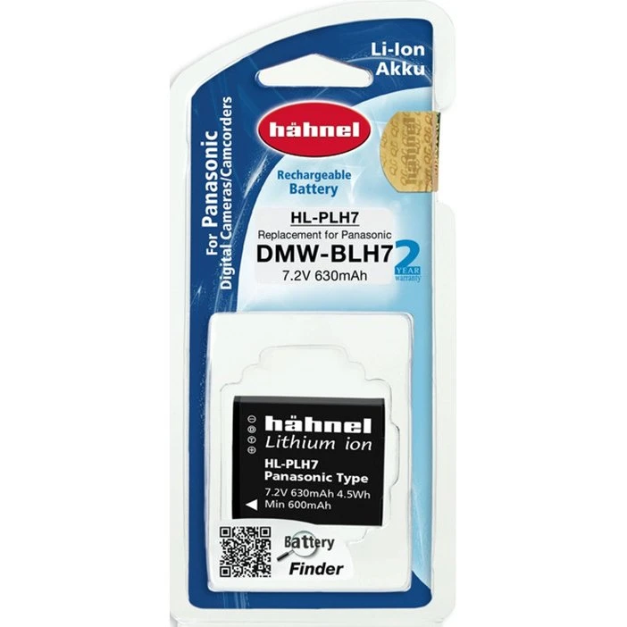 Hähnel Batteri til Panasonic Kameraer (HL-PLH7/DMW-BLH7) 630mAh