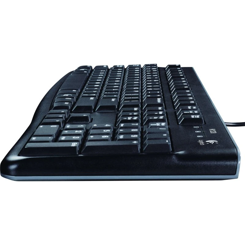 Logitech K120 Italiensk Tastatur, USB, Sort