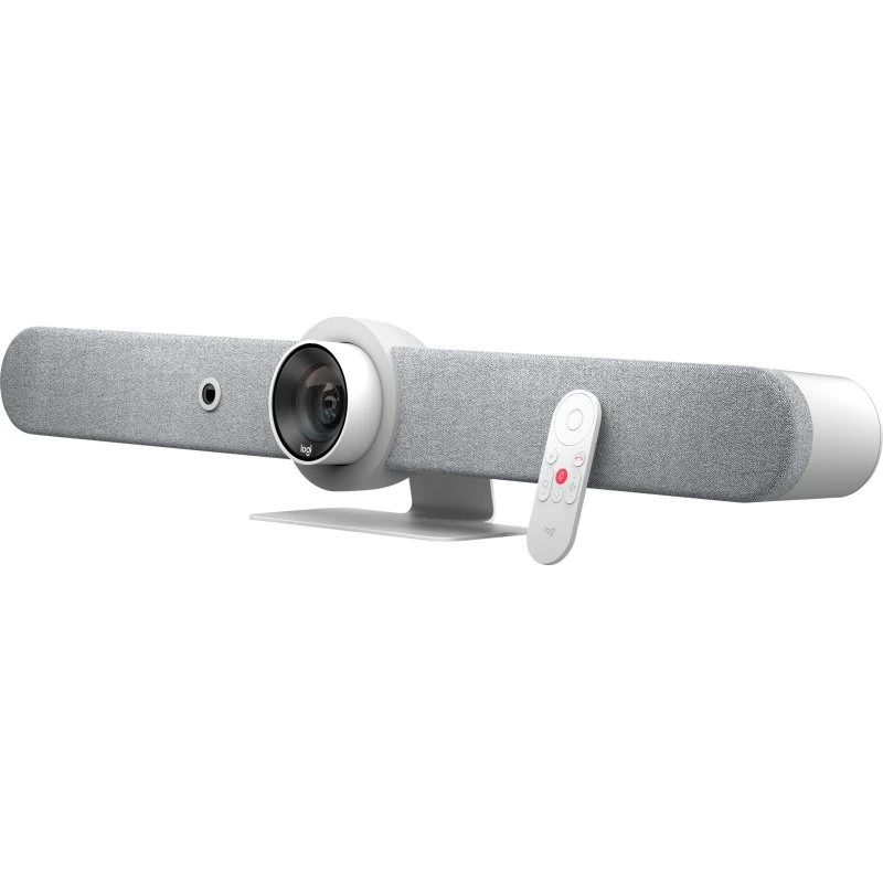 Logitech Rally Bar 6-mikrofon-array, hvid