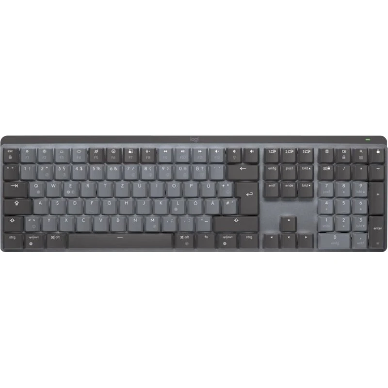 Logitech MX Mechanical Tastatur, Trådløs, Tactile, Sort