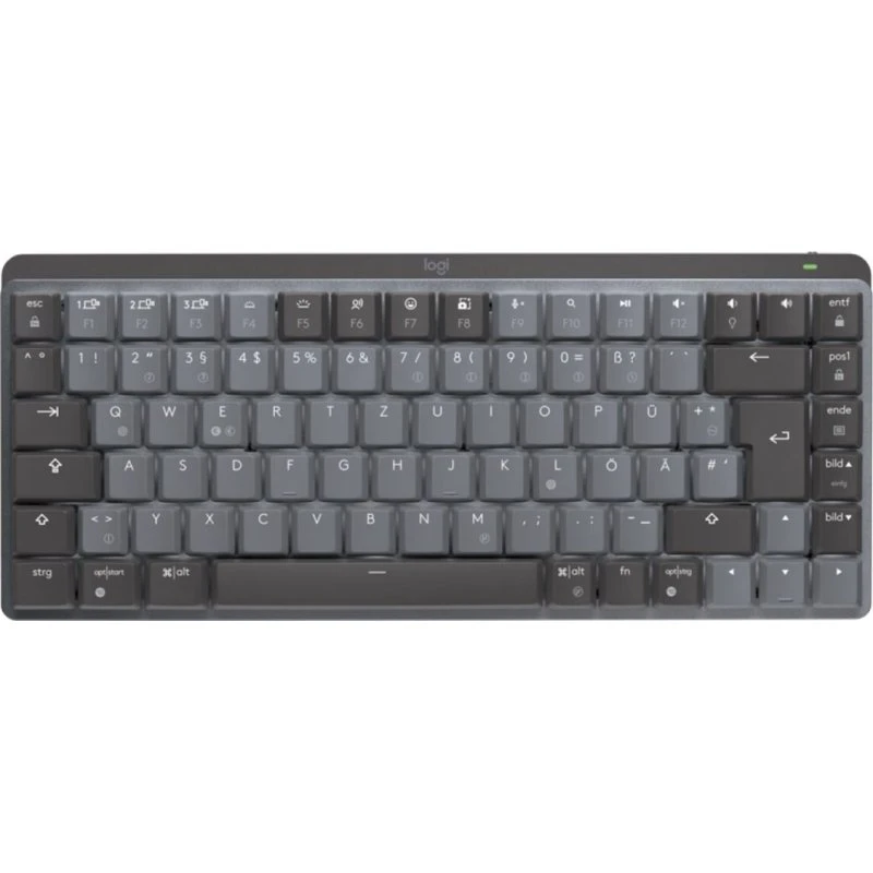 Logitech MX Mechanical Mini Tastatur, Grafit, Trådløst, Tactile Quiet
