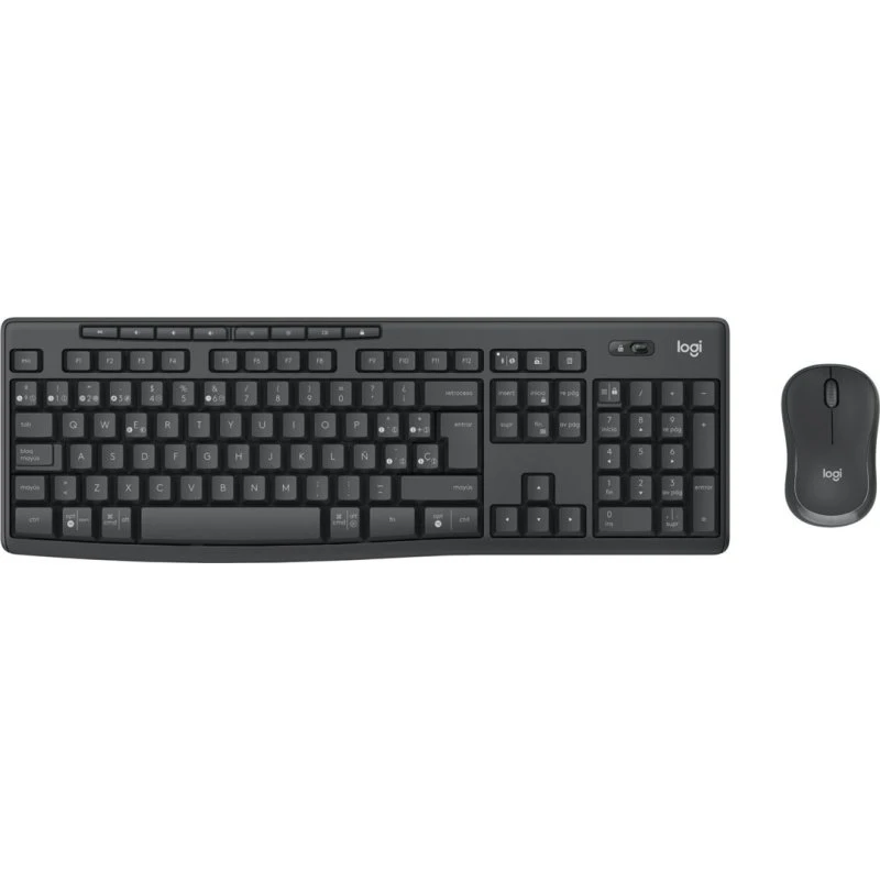 Logitech MK370 Combo for Business, trådløs tastatur og mus, nordisk, grafit