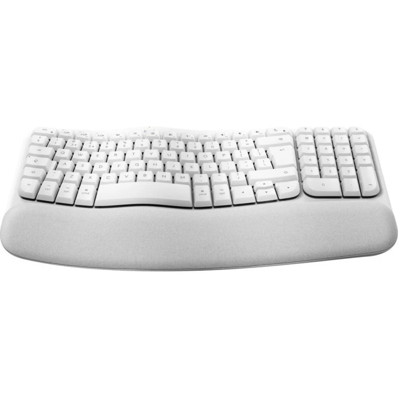 Logitech Ergo Wave Keys for Mac Tysk Trådløs, Off-white