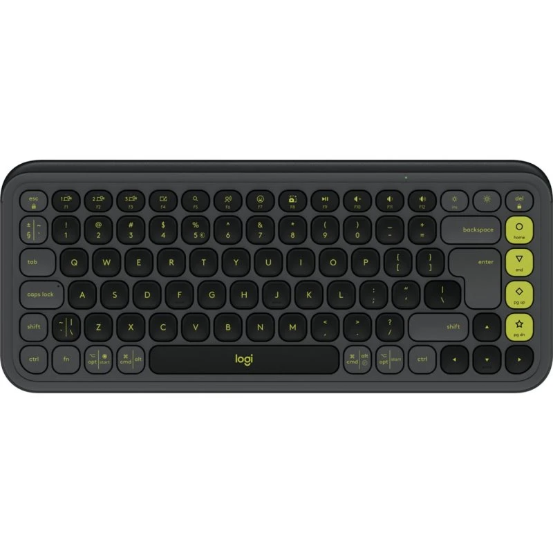 Logitech POP Icon Keys Trådløst Tastatur, US QWERTY, Grå