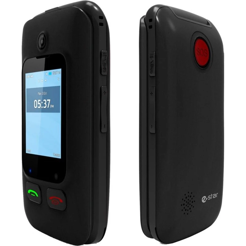 eSTAR Digni Flip 2,4" 32MB Sort/Rød