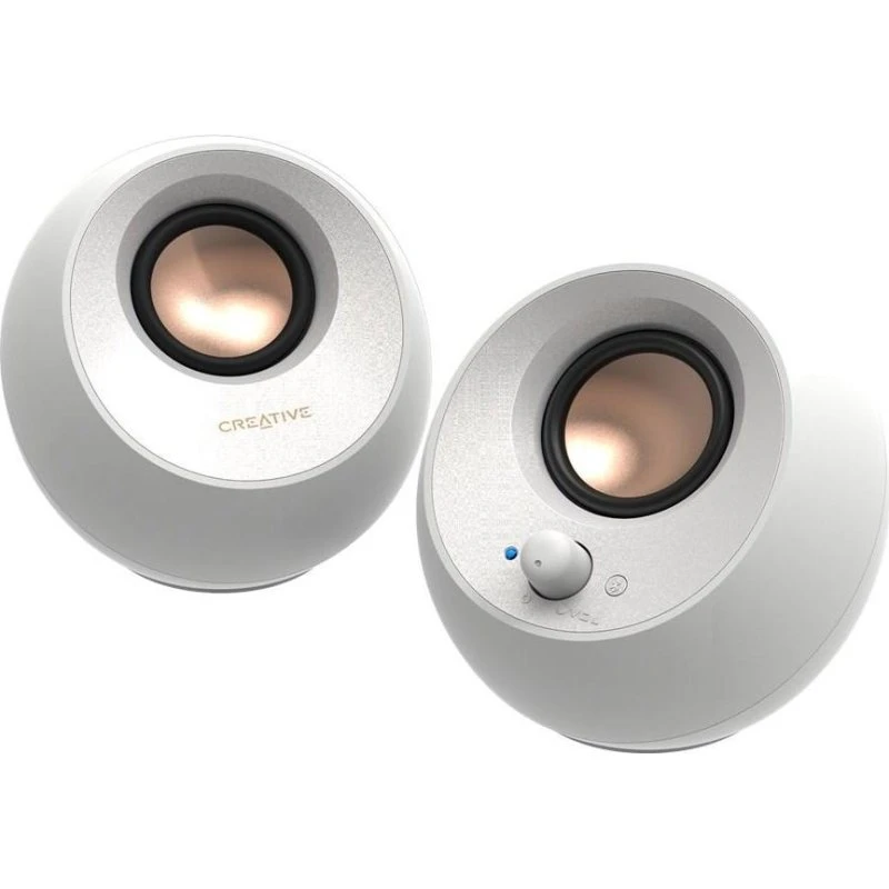 Creative Pebble V3 Bluetooth-højtalere 2.0 Hvid 10 W