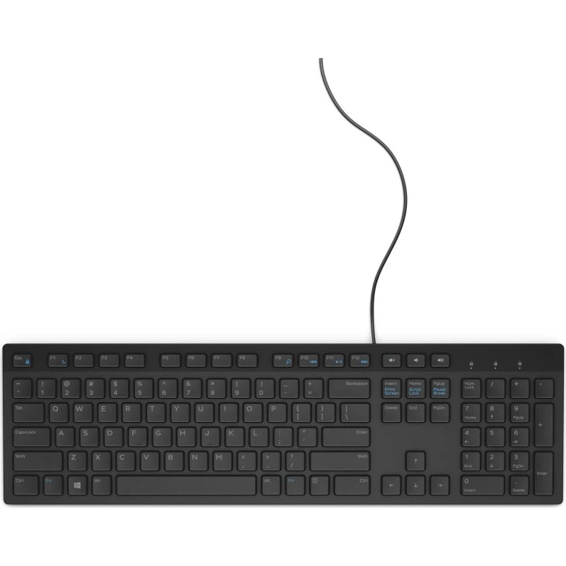 Dell KB216 USB Tastatur, Sort, US International