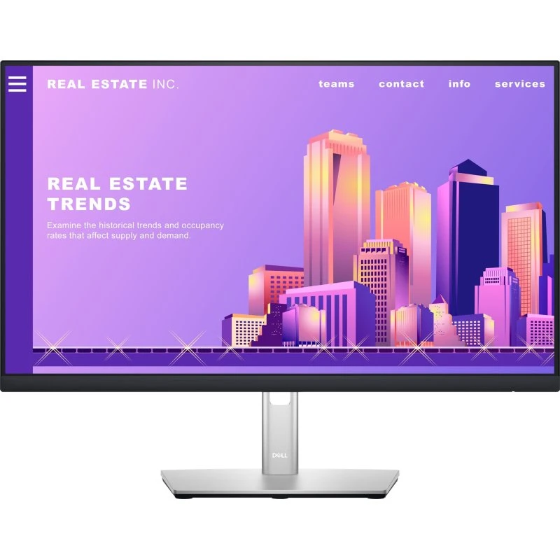 Dell P2422H 23,8" IPS Full HD Skærm med HDMI, DisplayPort, 3 Års Service