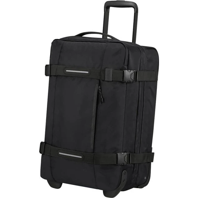 American Tourister Urban Track Duffle med Hjul, Small, Sort, 55L