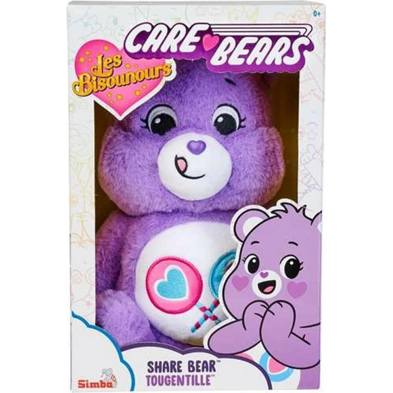 Smoby Care Bears Share Bear 35 cm - Blød sengesøvnsvært