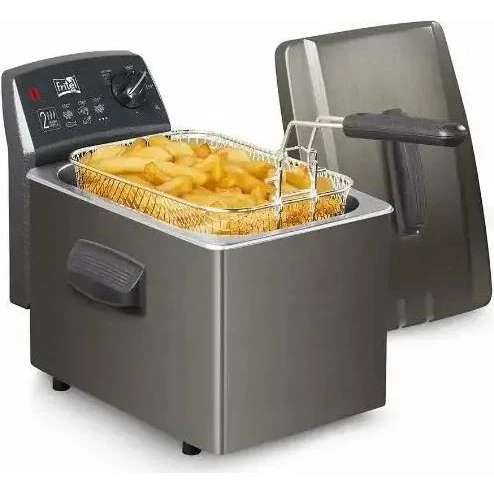 FRITEL Turbo SF 4368, 4 liter, rustfrit stål, sort