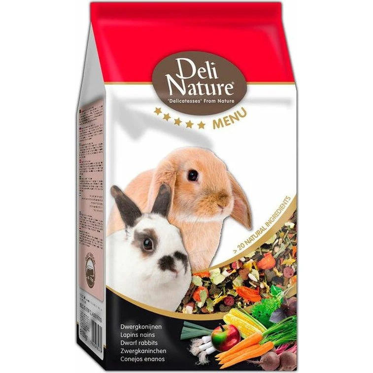 Deli Nature Kanin Foder 750 g - til dværgkaniner