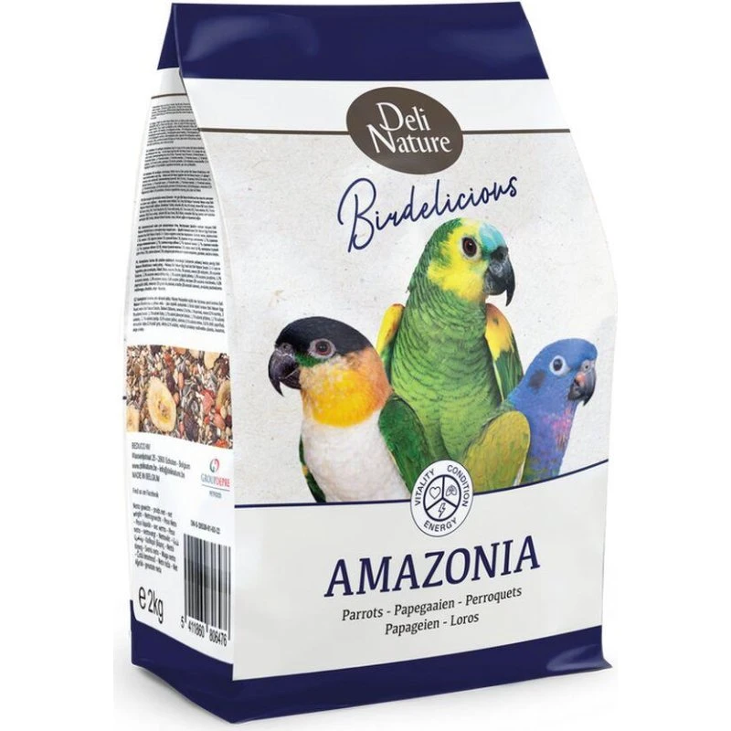 Deli Nature Fuglefoder Amazonia 2 kg