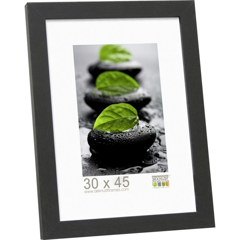 Deknudt S44CF2 Billedramme 30x45 cm Sort Træ