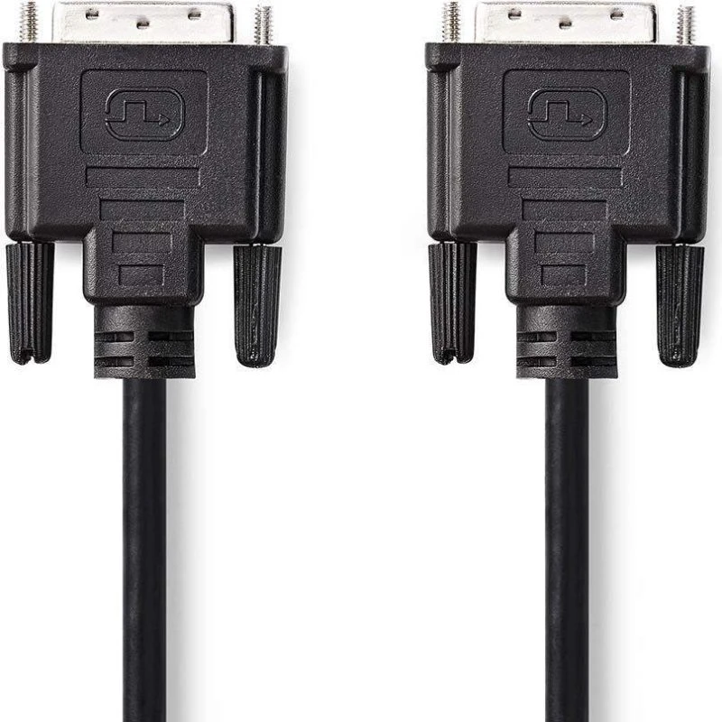 Nedis DVI-D til DVI-D 10 m nikkelpladeret