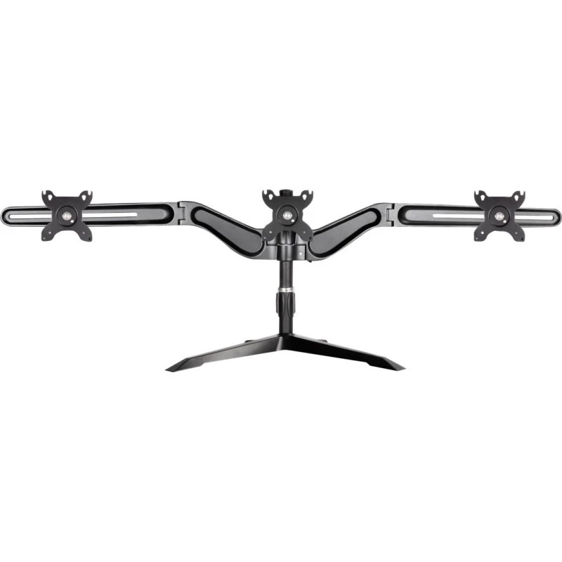 SilverStone ARM31BS 3-skærm stativ, sort, op til 24"