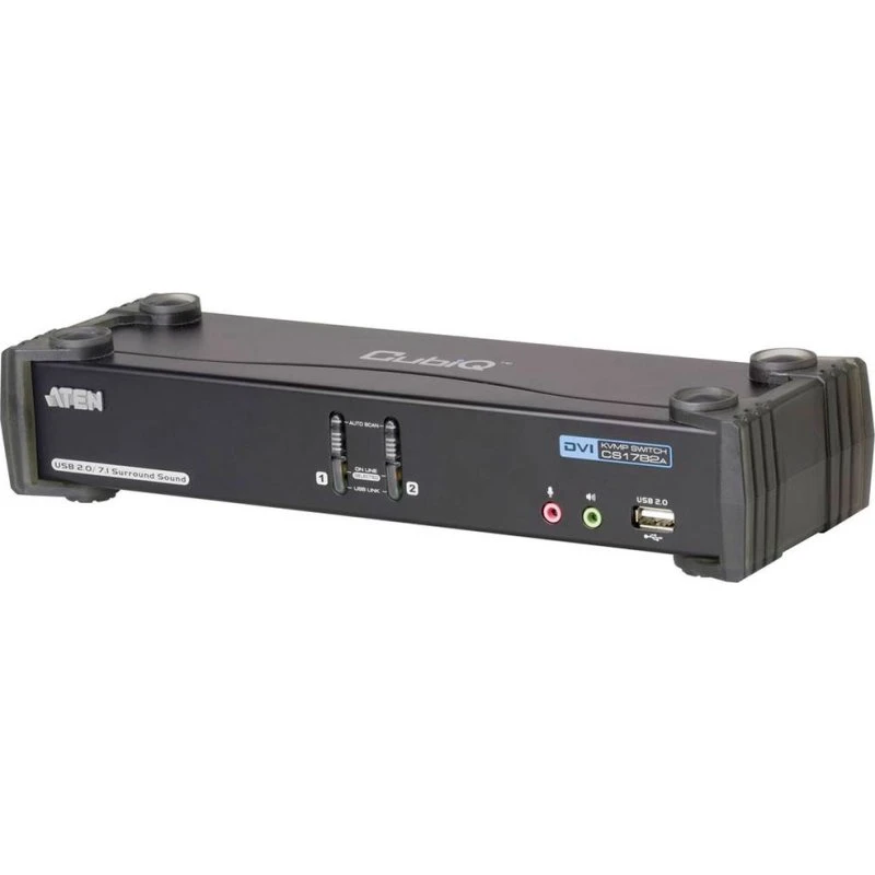 ATEN CubiQ CS1782A KVM/Audio/USB-Switch (2-port)