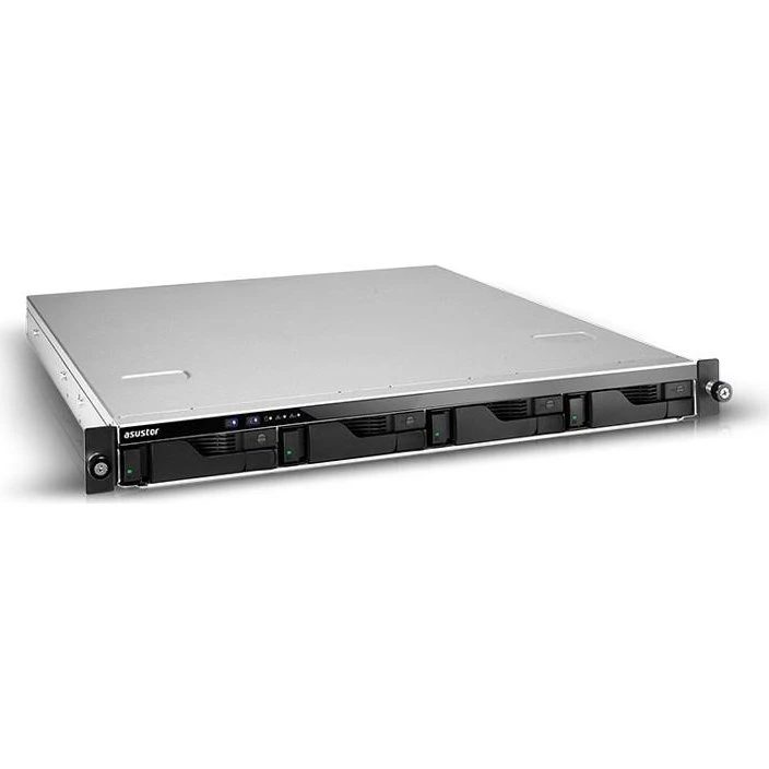 ASUSTOR Lockerstor 4RD 1U NAS, 4 bays, 8 GB RAM, grå