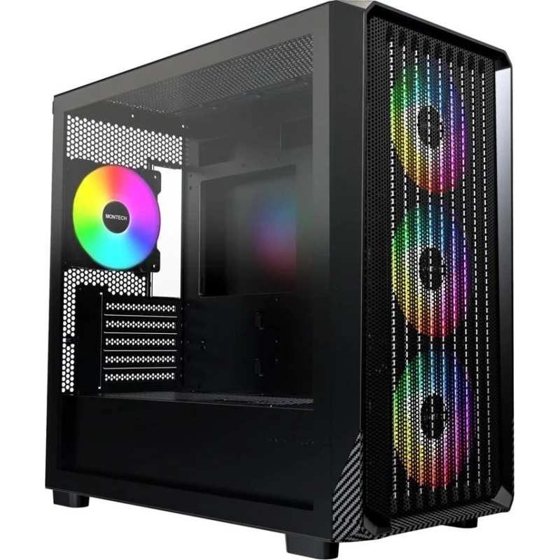 Montech X5M mATX Black - Mini Tower PC-kabinet