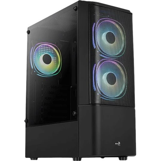 AeroCool Quantum Mesh V3 ATX Mid Tower, Sort