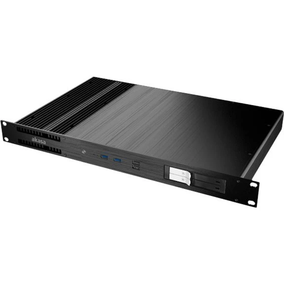 Akasa Galileo TU1 USFF 1U Thin mini ITX Sort